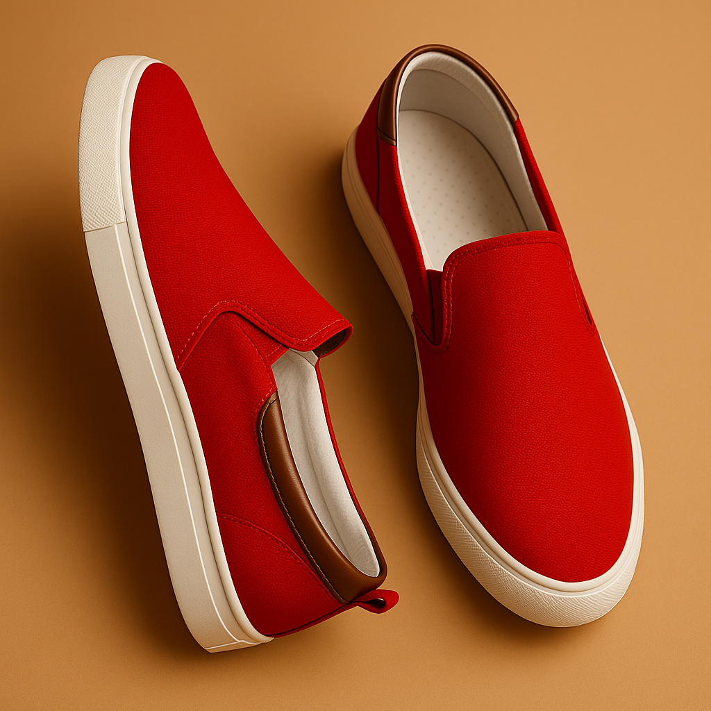 Moderne slip-ons med åndbart tekstil til mænd | Joris