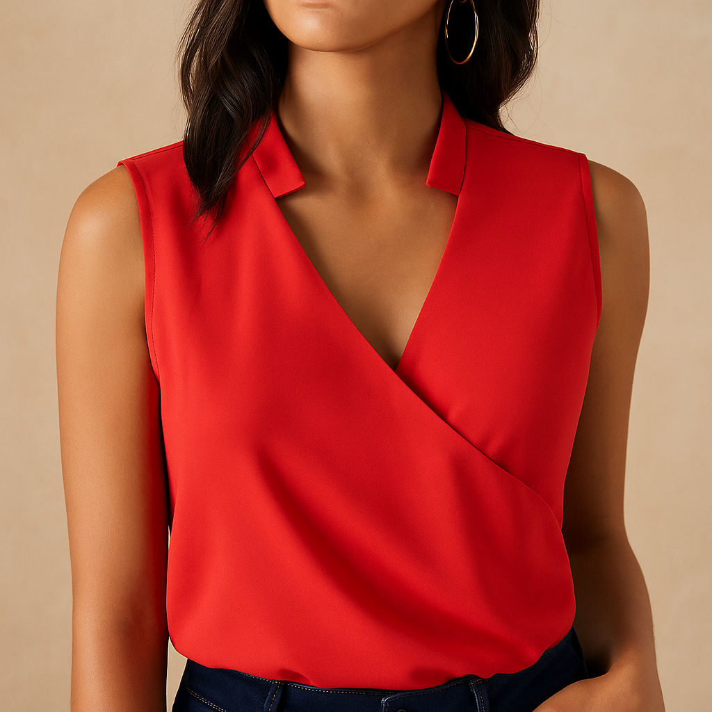 Mouwloze zomer top met relaxed fit voor dames | Elvira