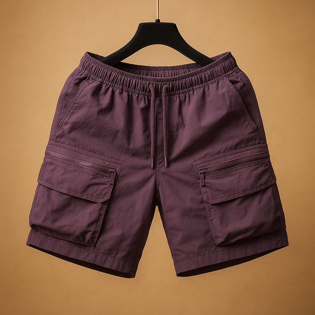 Oversized cargoshorts til mænd med flere lommer | Emiel