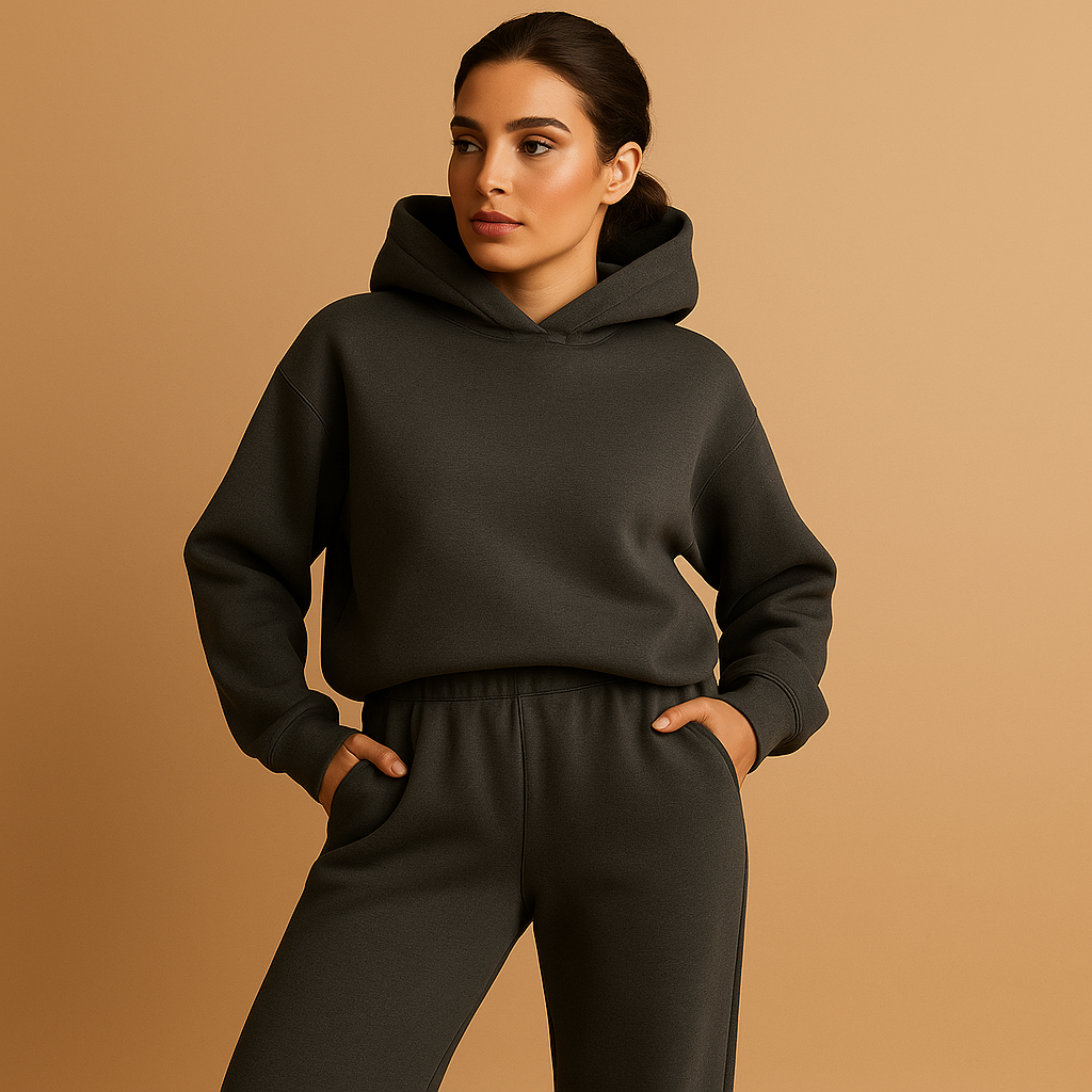 Oversized loungewear set met hoodie en broek voor dames | Mila