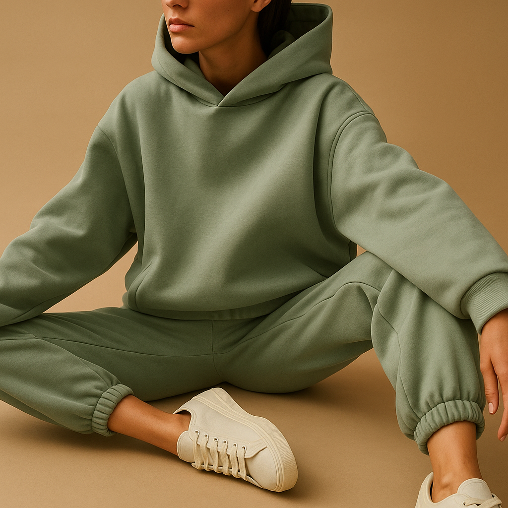 Oversized loungewear set met hoodie en broek voor dames | Mila