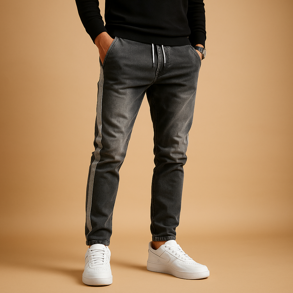 Slim fit jeans i stretch denim til mænd | Milan
