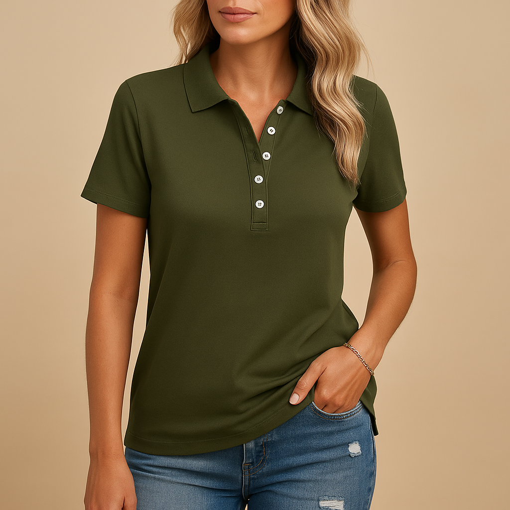 Stijlvol dames poloshirt met elegante pasvorm | Elena