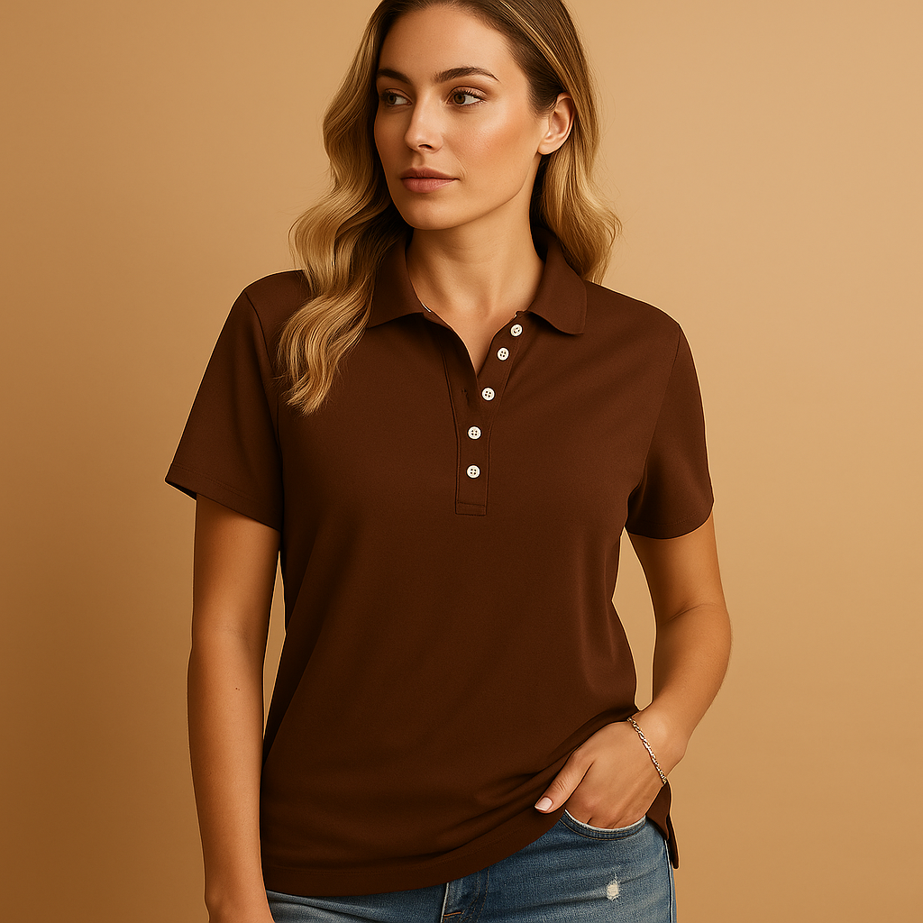 Stijlvol dames poloshirt met elegante pasvorm | Elena