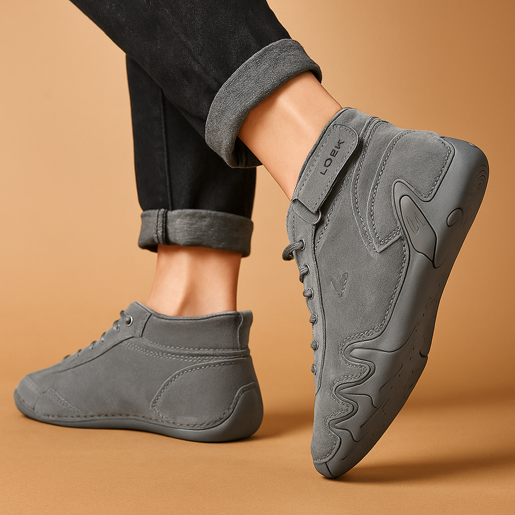 Åndbare herresko med elastisk pasform | Joris