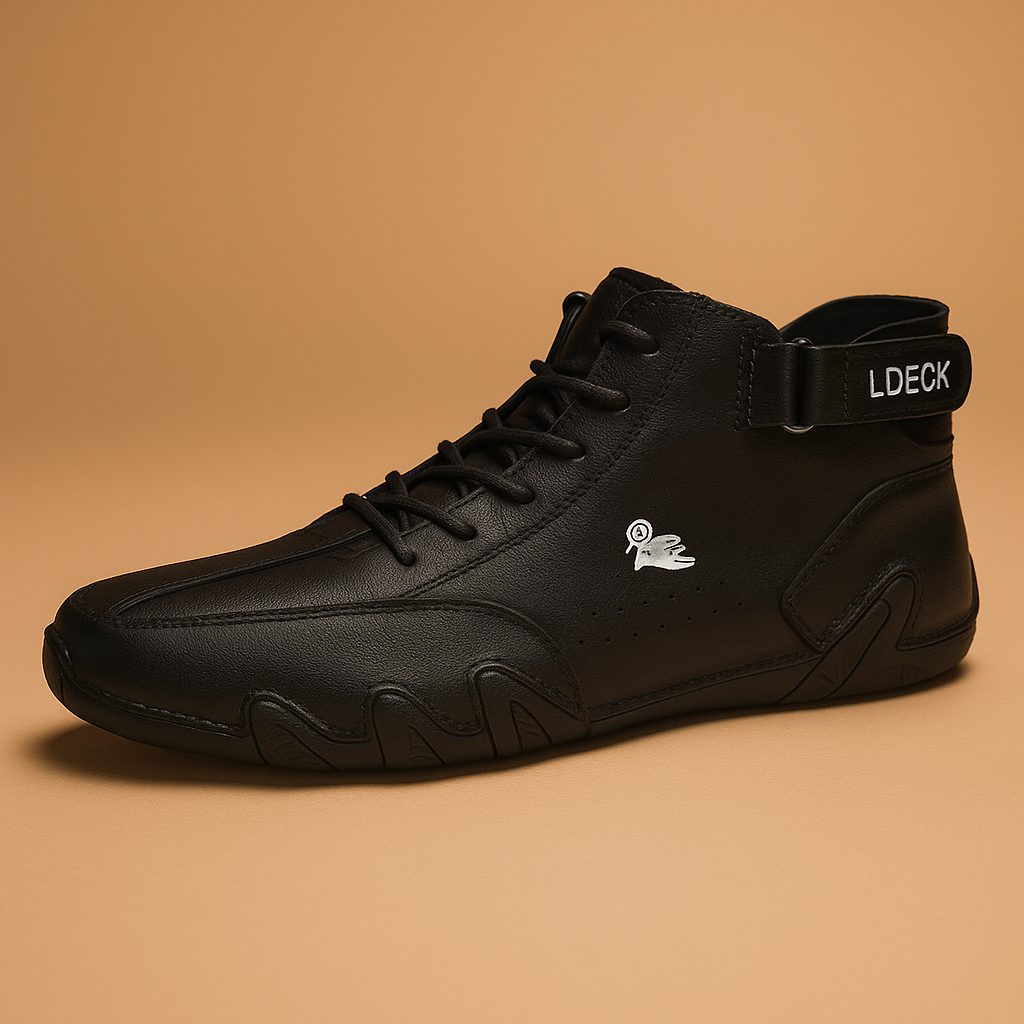 Åndbare herresko med elastisk pasform | Joris