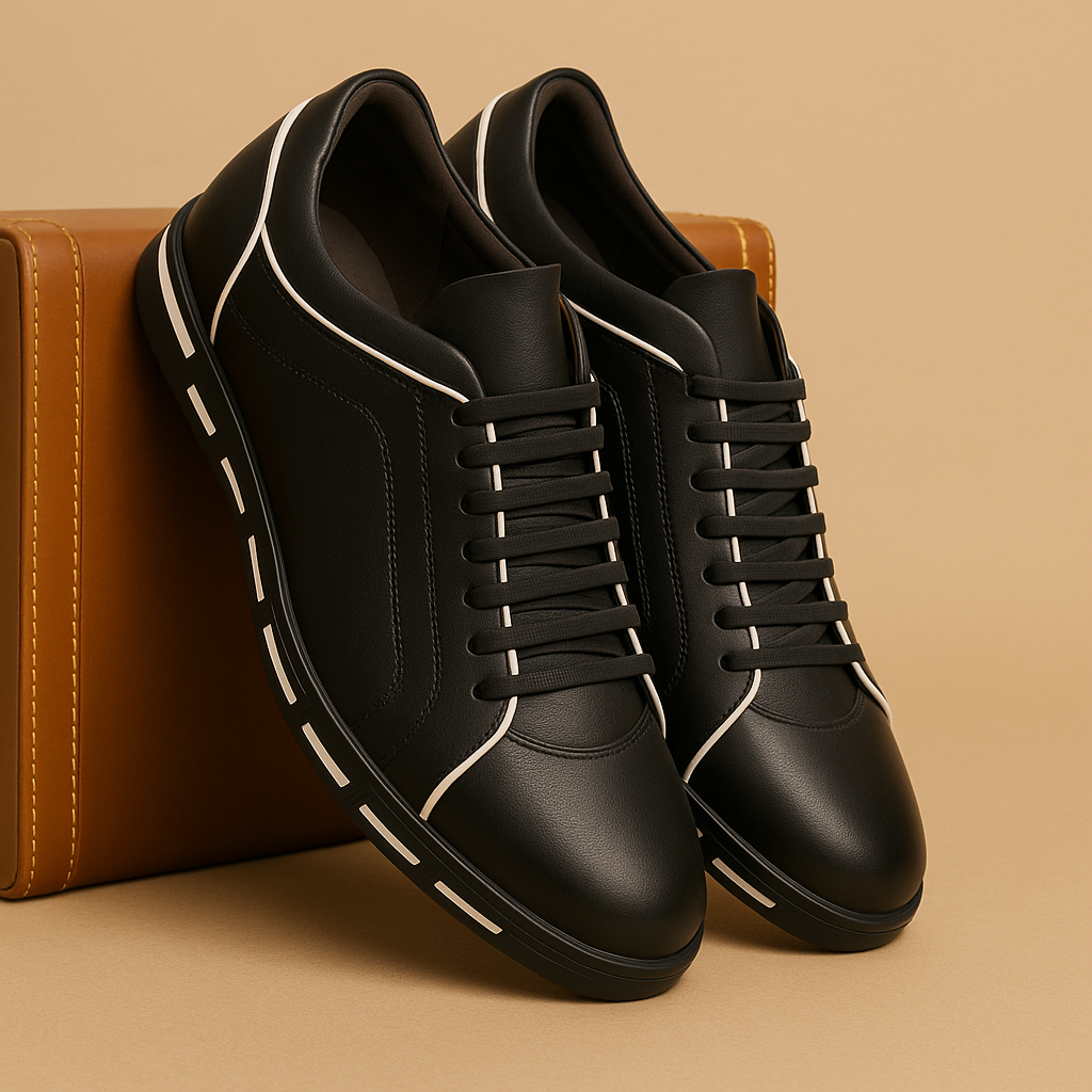 Stilfulde snøresko med behagelig sål til mænd | Sanjin