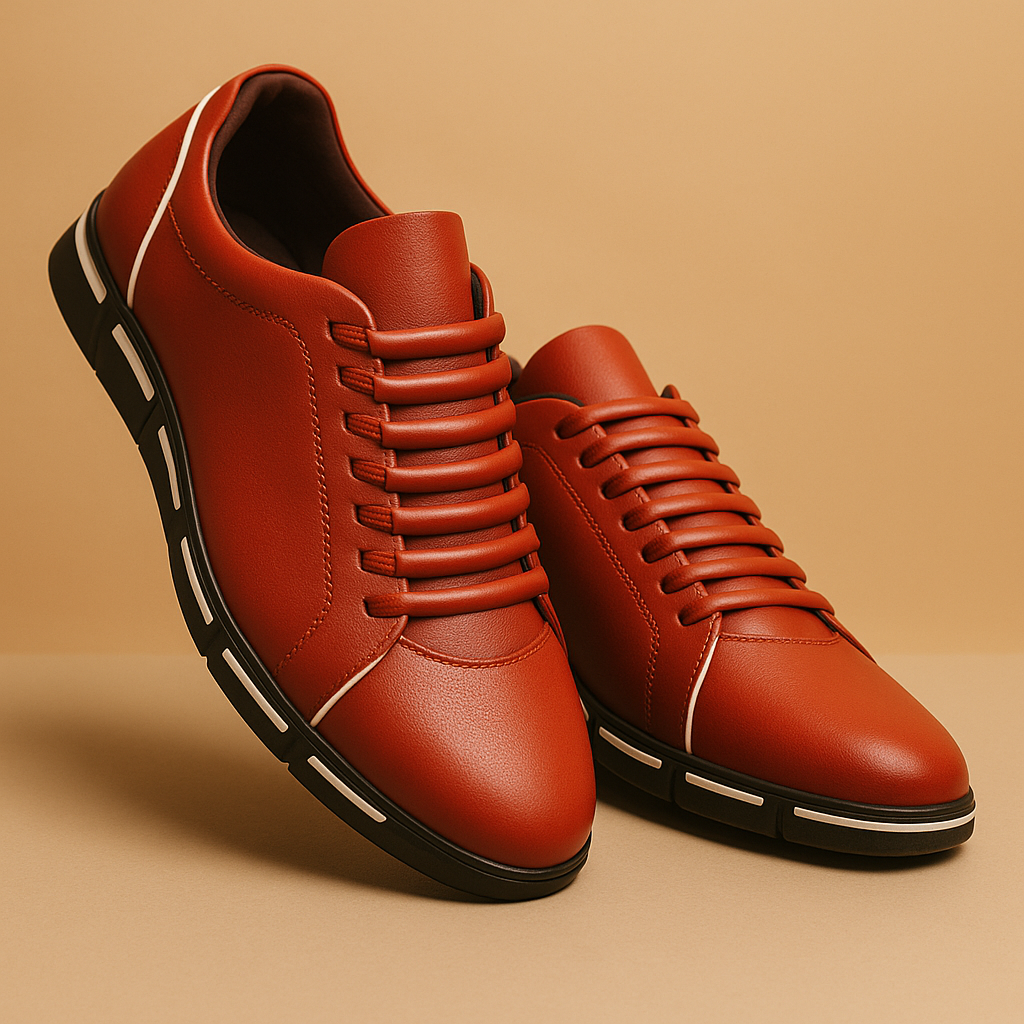 Stilfulde snøresko med behagelig sål til mænd | Sanjin